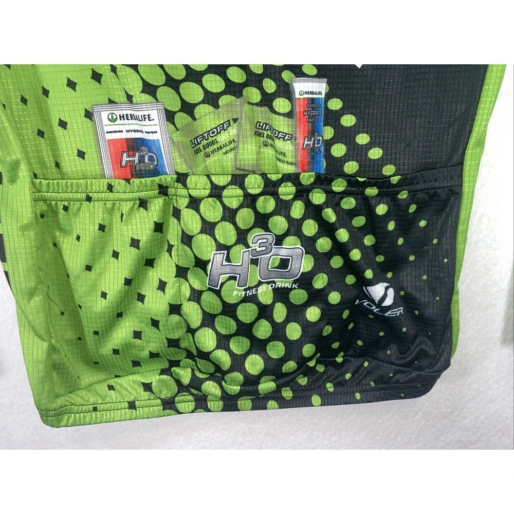 Team Herbalife Voler Cycling Shirt Cycle Jersey size L Camiseta Bike C13